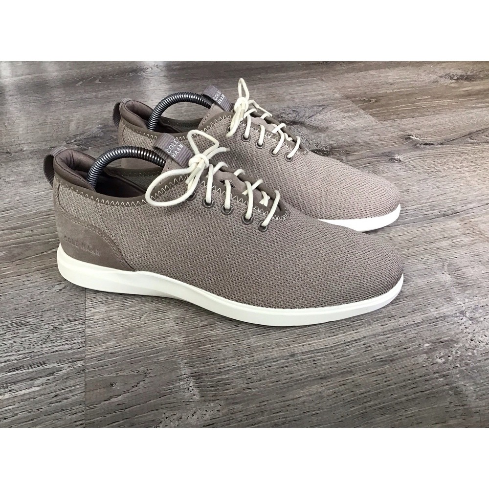 Cole Haan Grand Plus Essex Shoes Mens 9 M Tan Knit Comfort Oxford Shoes C31199